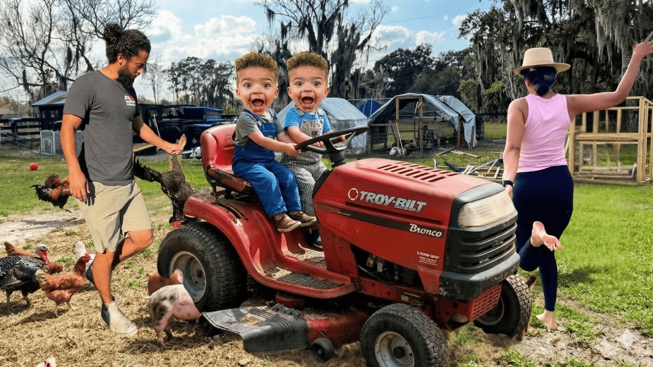 DIA COMPLETO na fazenda dos Gemeos - os menino igual