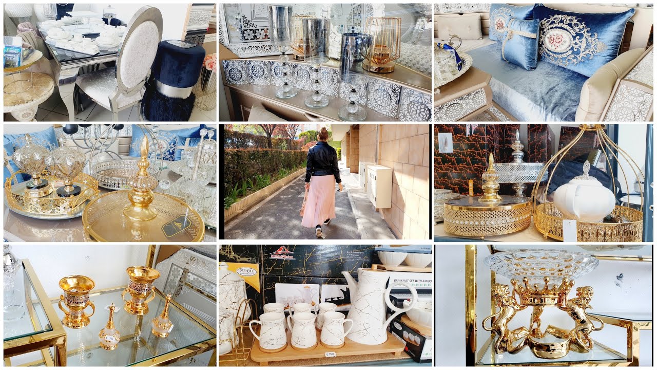 magasin la perle bleu 💎 chez Nabil à Clermont-Ferrand,   جولة في محل للأواني و ديكورات🔥💯😱 التركية