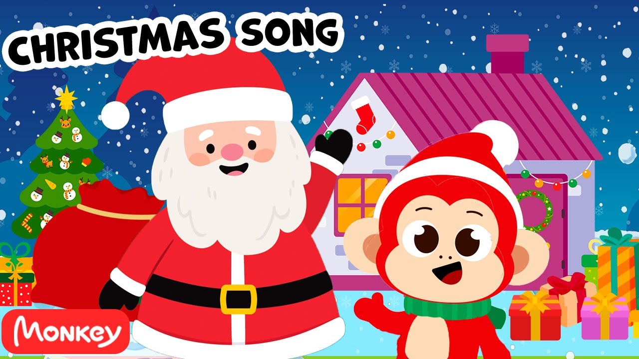Five Little Elves + More Song 🤶🎁🎄 Christmas Song For Kids | Monkey Junior Play & Learn