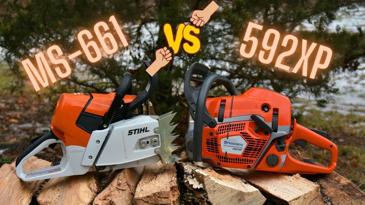 HUSQVARNA 592 XP против STIHL MS 661