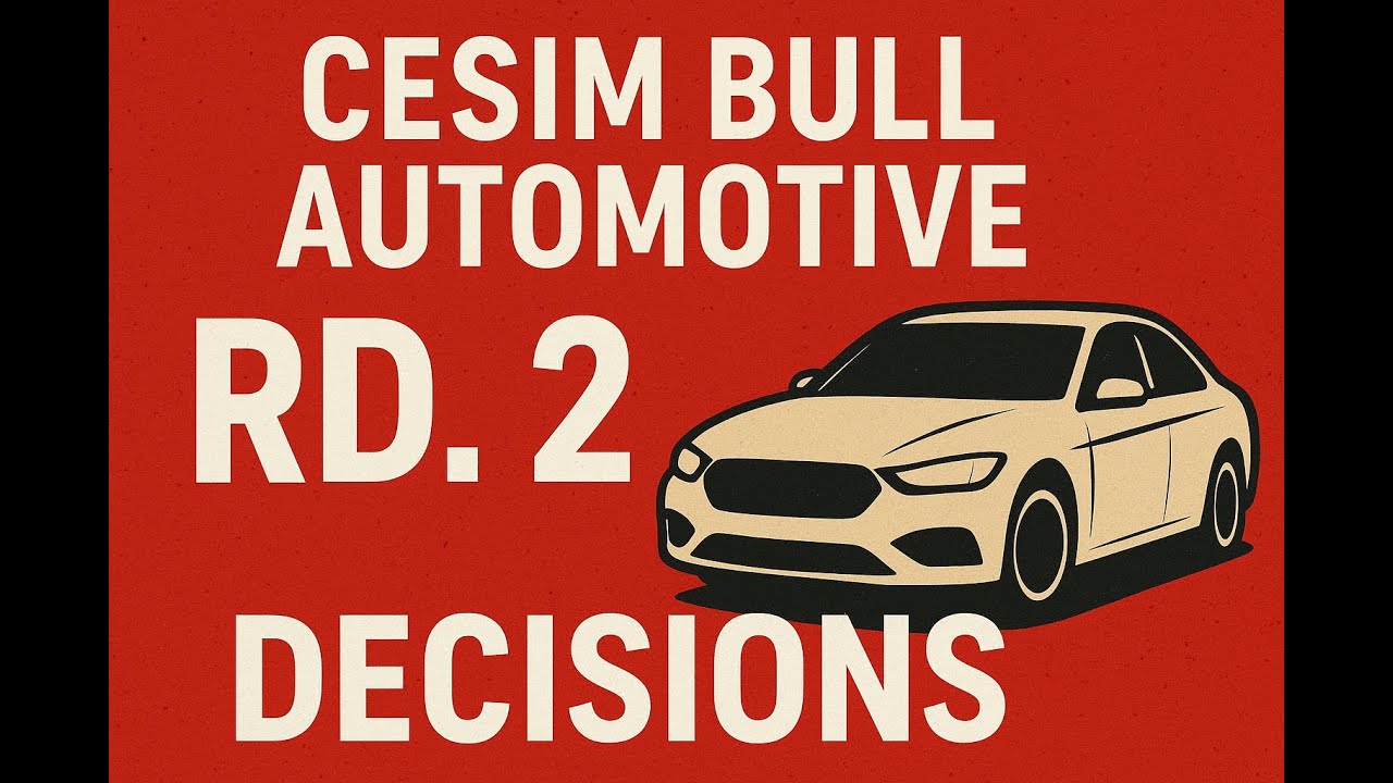 Cesim Simulation Bull Automotive Rd.2: Решения + Руководство