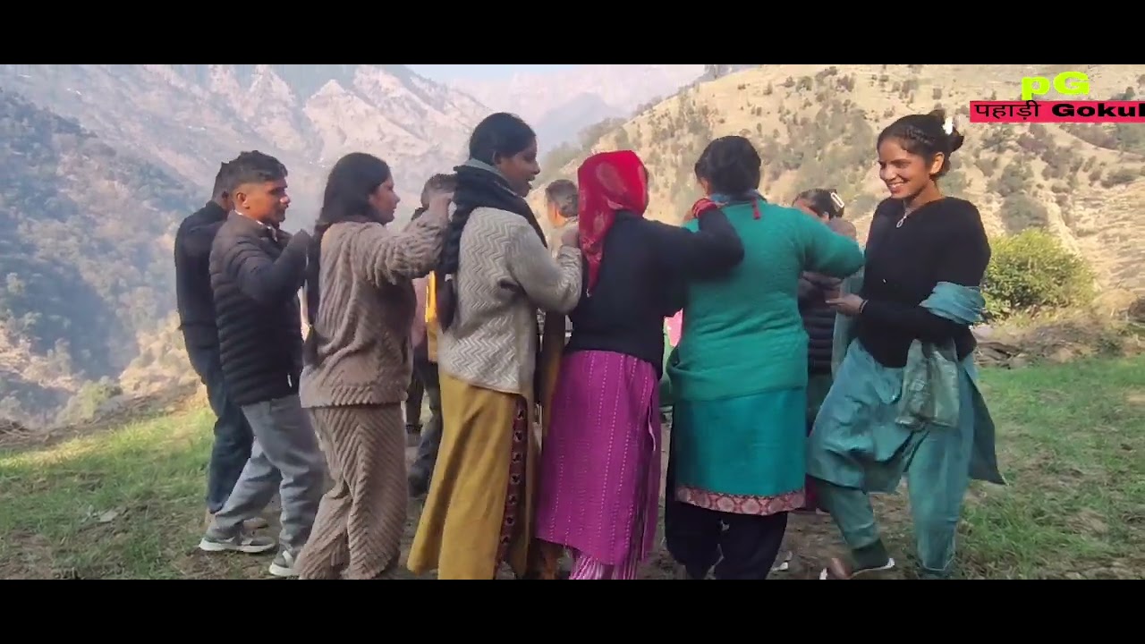 दानपुर की ठेठ पहाड़ी चाचरी ।। पहाड़ों में सेलिब्रेशन करने का अनोखा तरीका ।। पहाड़ी चाचरी