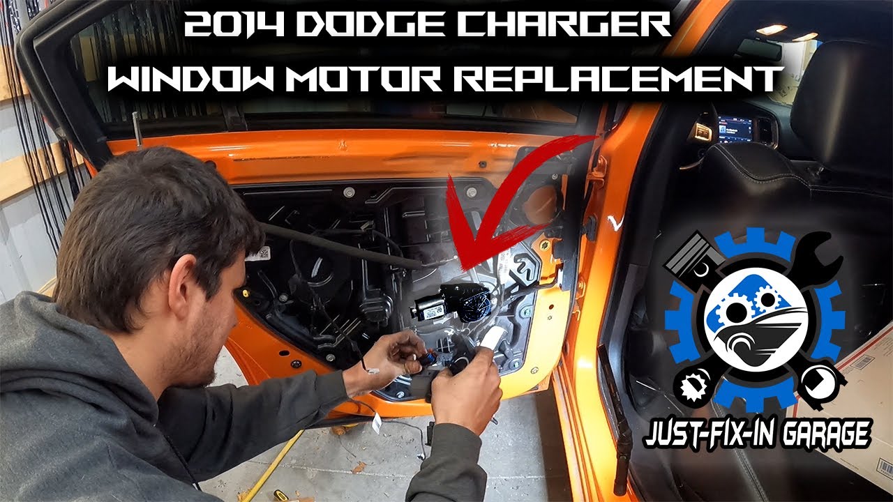 WINDOW CLICKING BUT NOT MOVING - 2014 Dodge Charger Rear Driver Window Motor Replacement - OEM JUNK!
