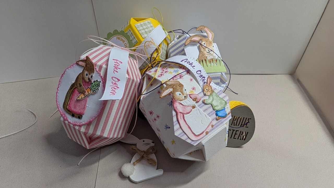 #Werbung -  Ganz Easy -  Ostergeschenk Box basteln mit Charlie & Paulchen
