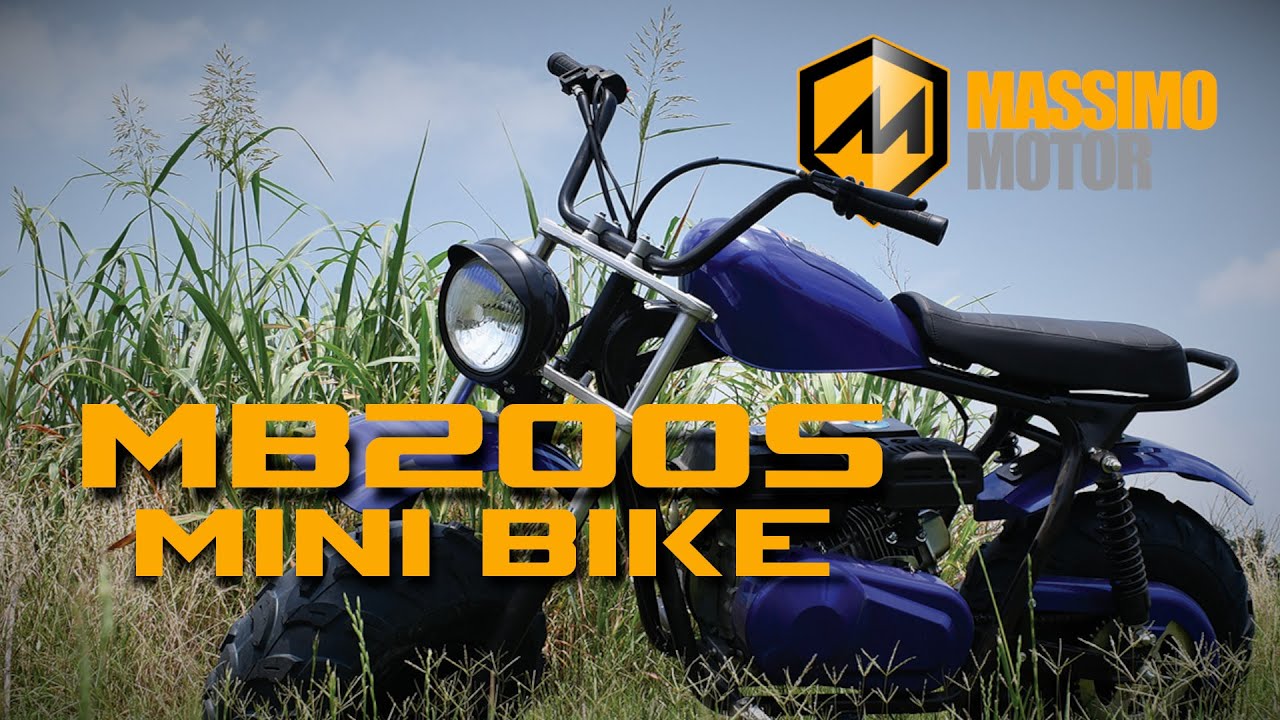 Massimo Mini Bike MB200S | 7.5HP 25mph Front & Rear Suspension Automatic