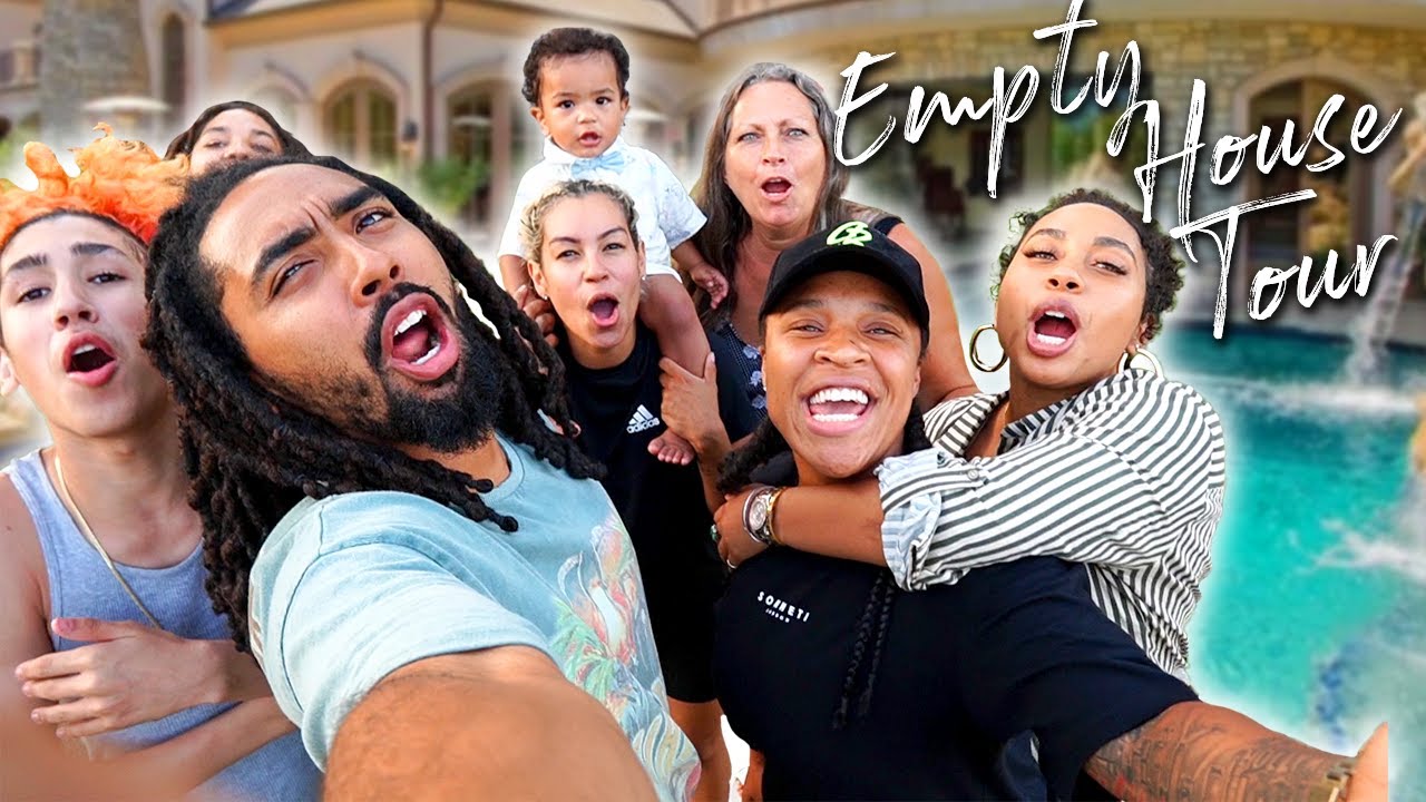 WE REVEAL OUR NEW HOUSE! *EMPTY HOUSE TOUR* w/ @EzeexNataliee @jasenaodell