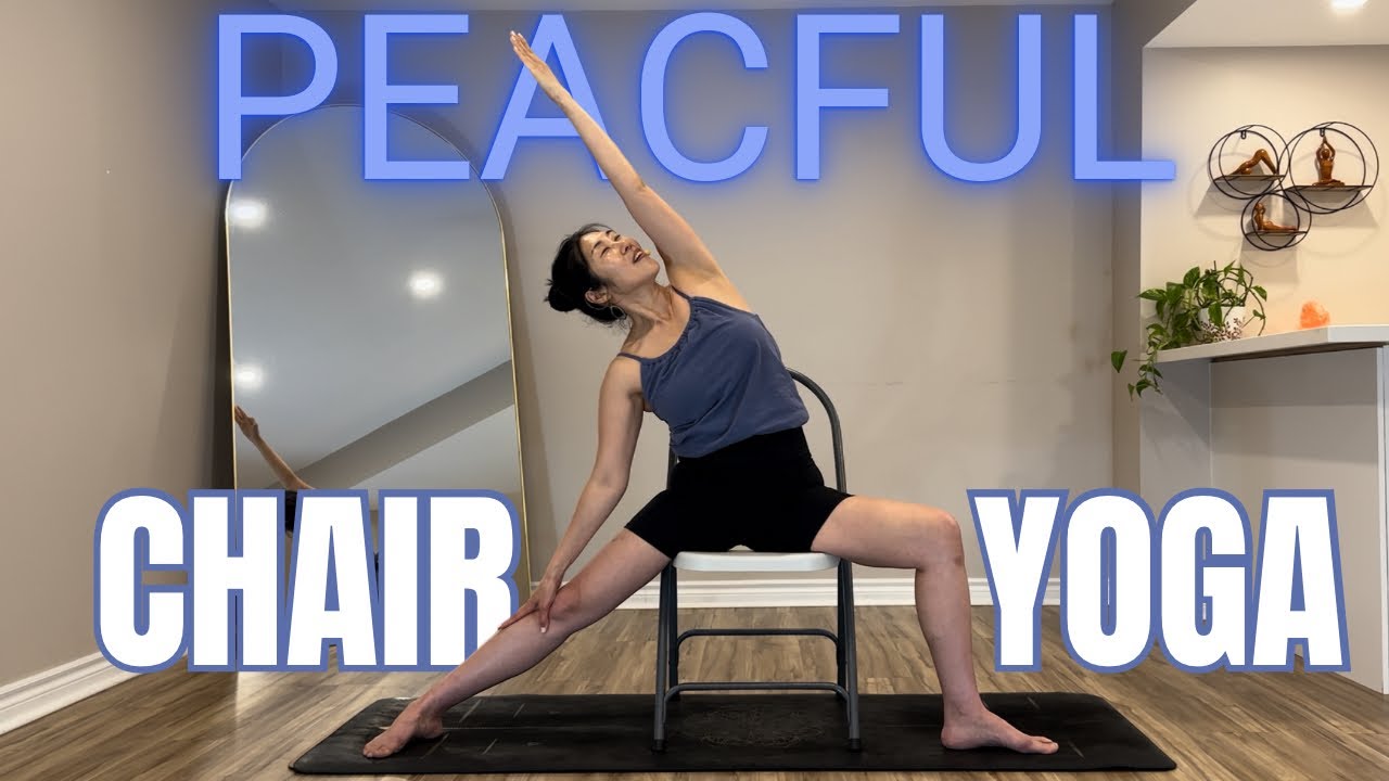 22 Mins Chair Yoga for Flexibility | Calm Body & Mind with Gentle Stretches