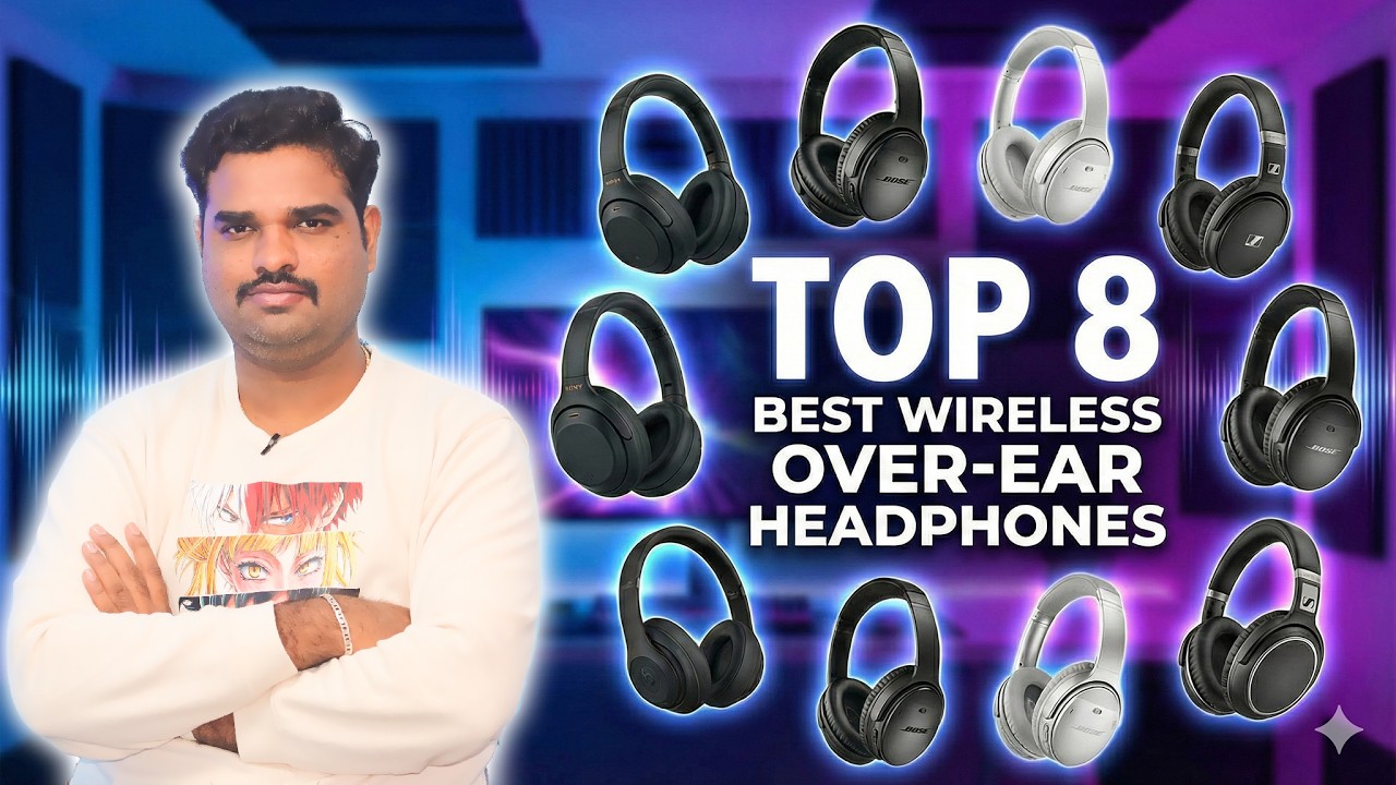 ✅ Top 8 Best Wireless Headphone In India 2026 With Price |Over-Ear Headphones Review & Comparison