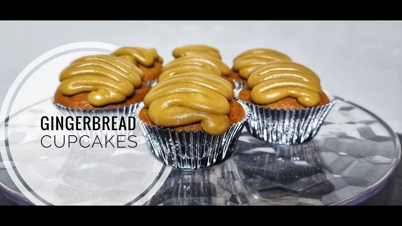 Koala Kitchen - Gingerbread Cupcakes (Caramel icing)