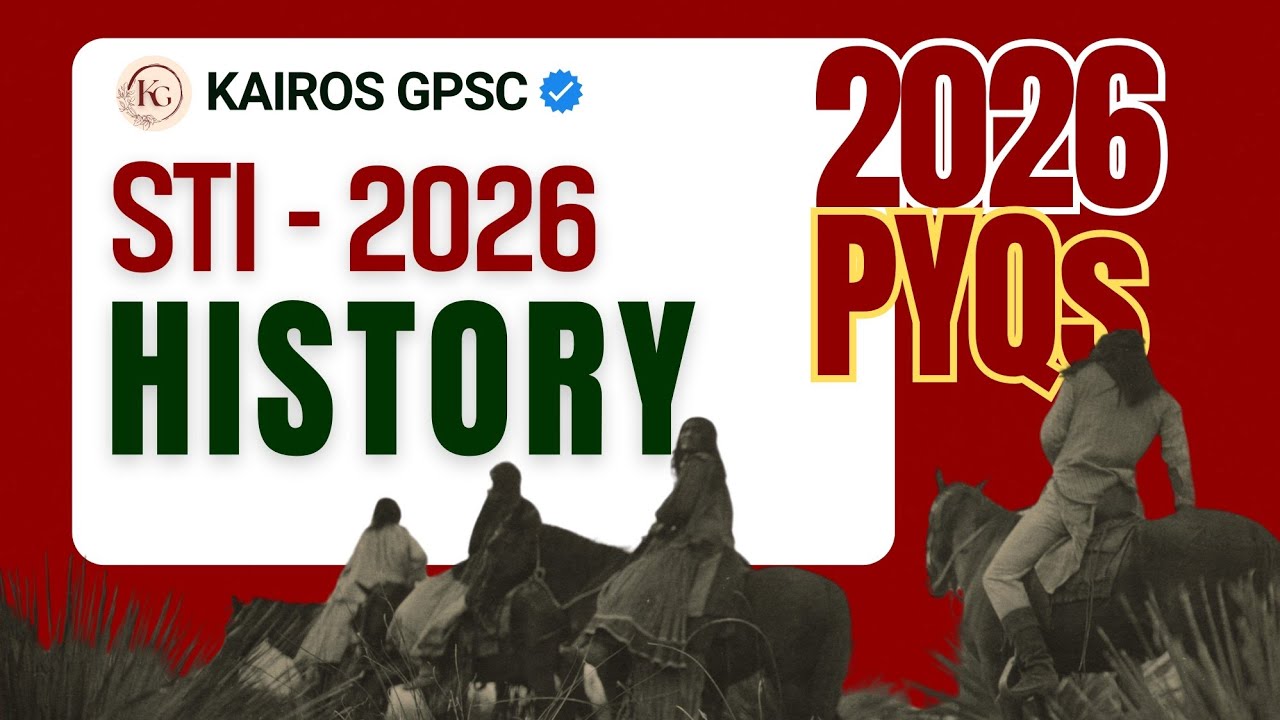 GPSC History PYQs | GPSC STI 2026 paper Solution | GPSC history PYQs | GPSC history 2026