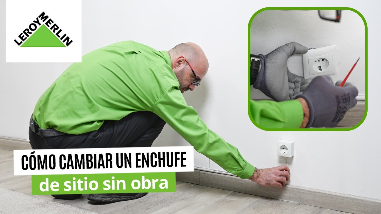 Cómo cambiar un enchufe de sitio sin obra | LEROY MERLIN