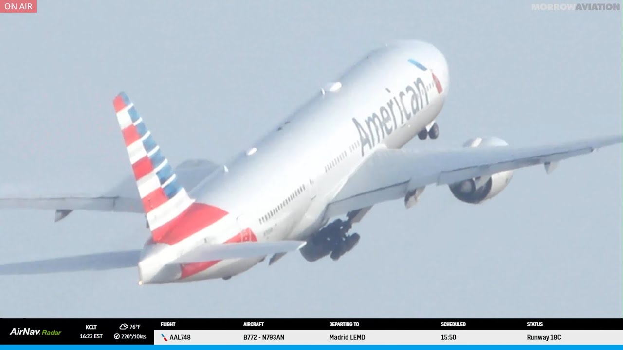 Plane Spotting LIVE 🔴 CLT Charlotte-Douglas International | 3-4-2026