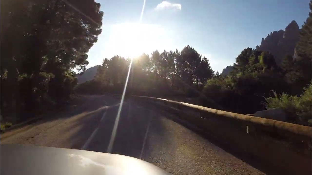 My Car Journey from Aiguilles de Bavella to Corte and on to the Restonica Valley, Corsica, France