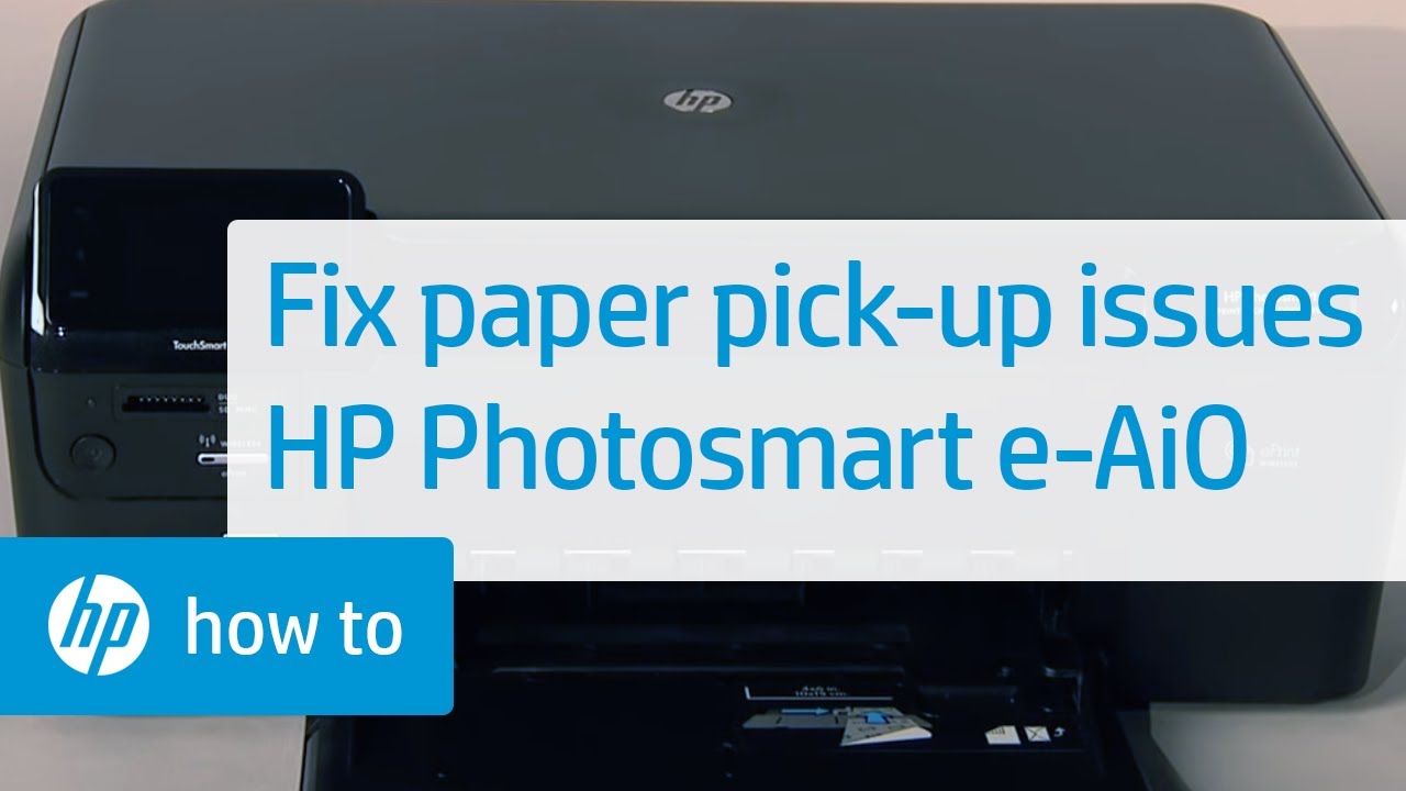 Fixing Paper Pick-Up Issues | HP Photosmart e-All-in-One Printer (D110a) | HP
