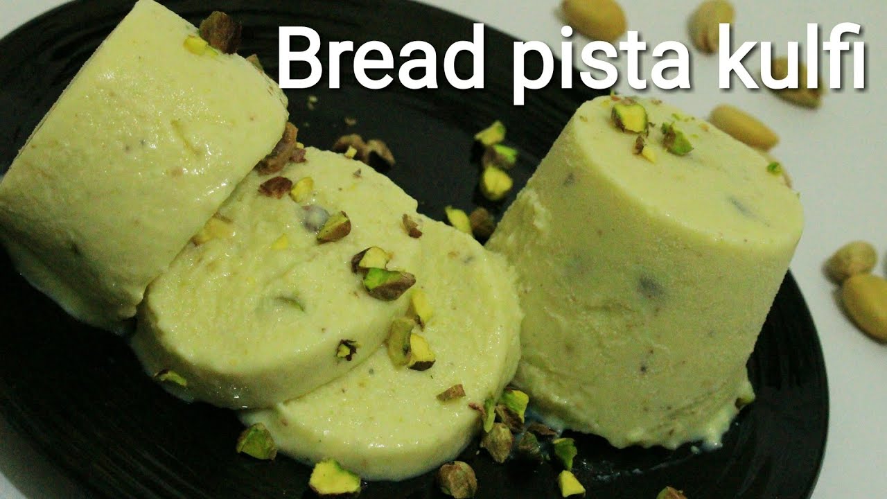 Kulfi recipe - Bread pista kulfi - Bread kulfi - Pista kulfi - Bread pista kulfi recipe