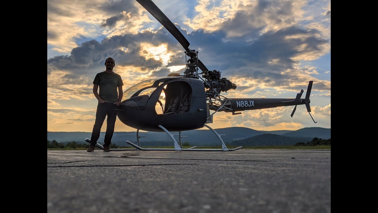 Rotorway JetExec Helicopter - Solo Hover Training