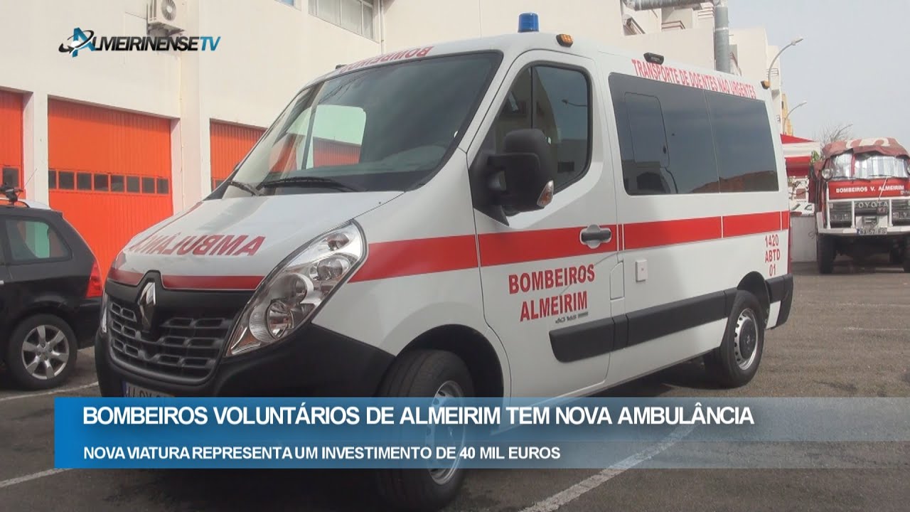 BOMBEIROS VOLUNTÁRIOS DE ALMEIRIM TEM NOVA AMBULÂNCIA