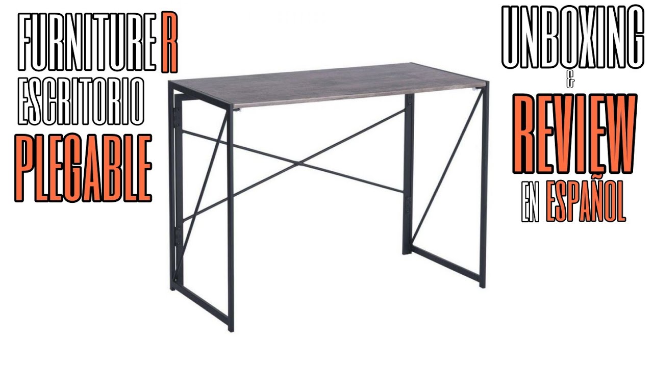 FurnitureR Escritorio plegable UNBOXING Y REVIEW EN ESPAÑOL