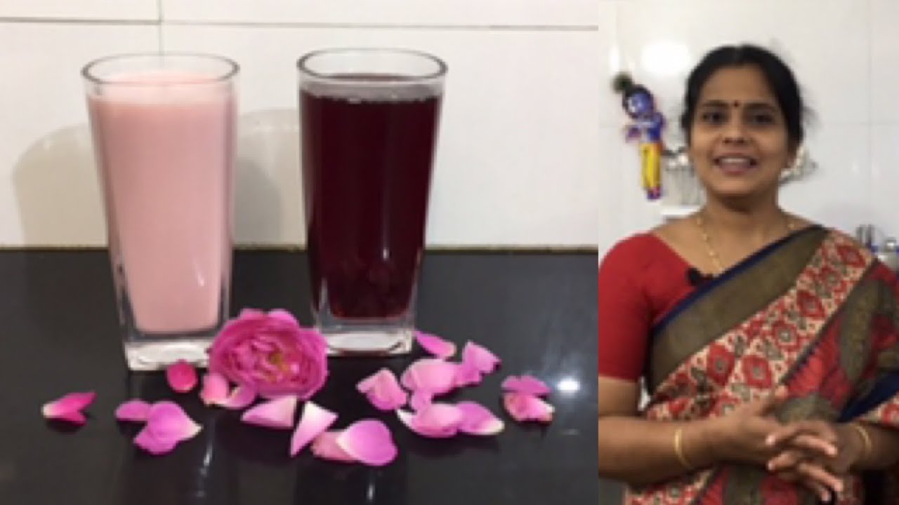 Rose Milk Receipe/Perfect Rose Syrup/How to make rose milk