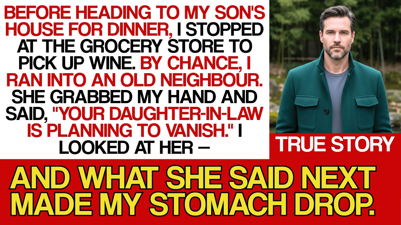 At The Grocery Store, An Old Neighbour Stopped Me Cold: 