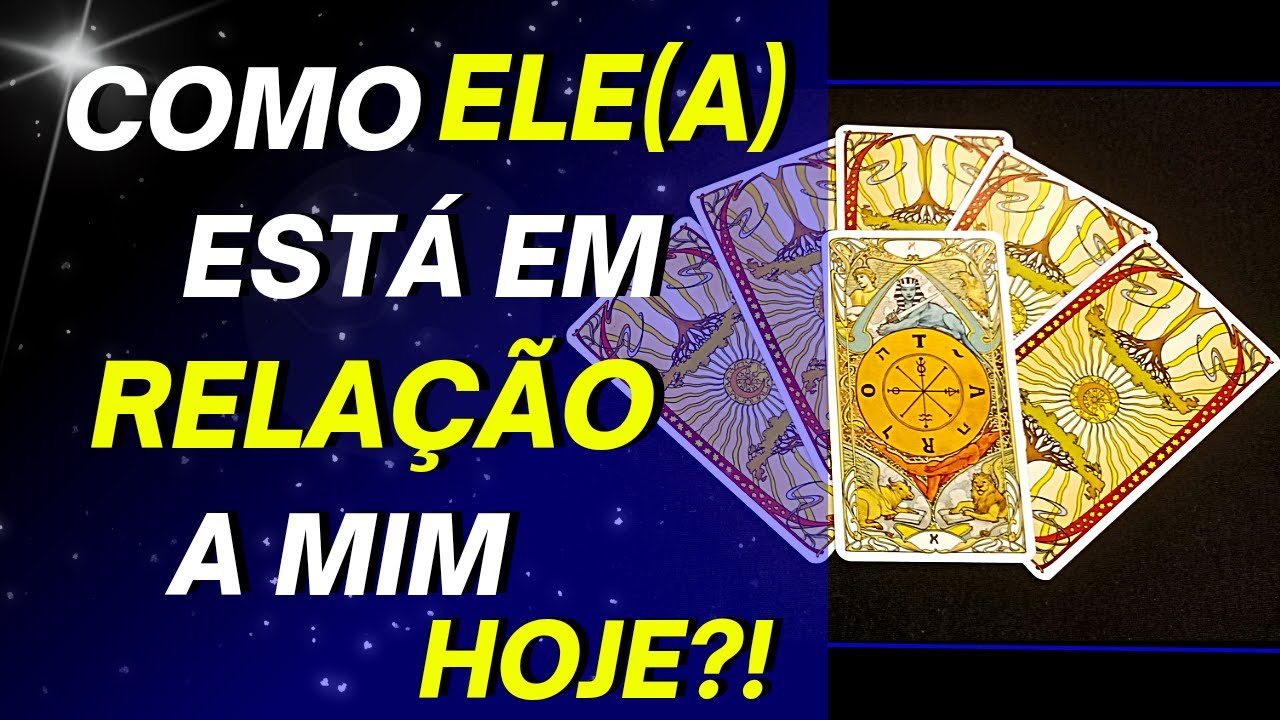 COMO ELE(A) EST&Aacute; EM RELA&Ccedil;&Atilde;O A VOC&Ecirc; HOJE?! TAROT RESPONDE!!! #tarot #baralhocigano