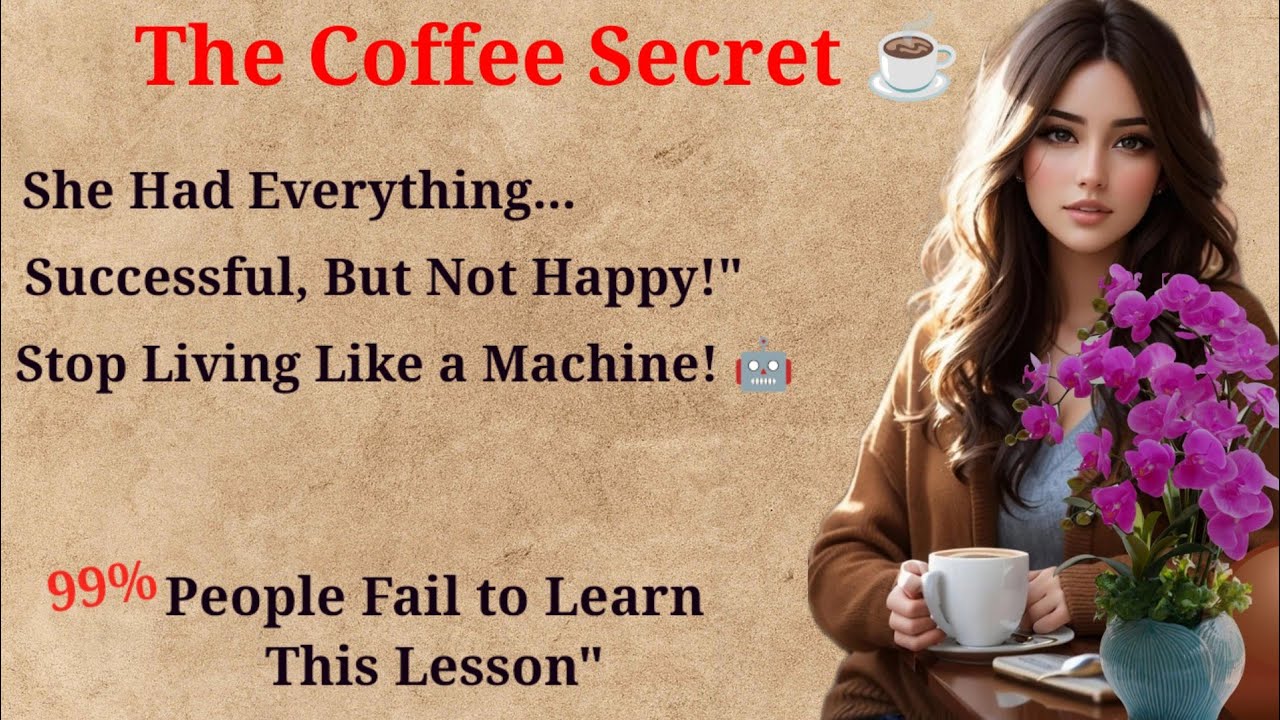 Learn English Through Story | The Coffee Secret | English Practice#englishlistening#englishstory