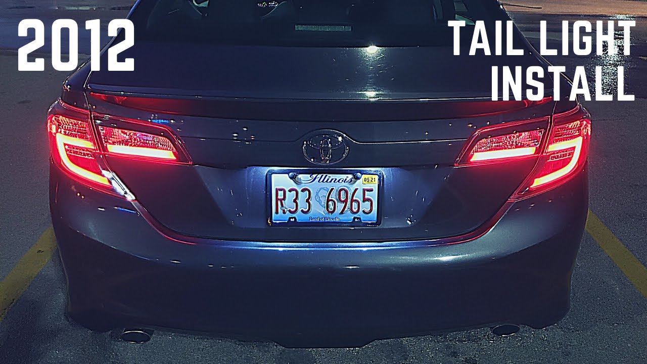 Toyota Camry Tail Light Installation - New LED