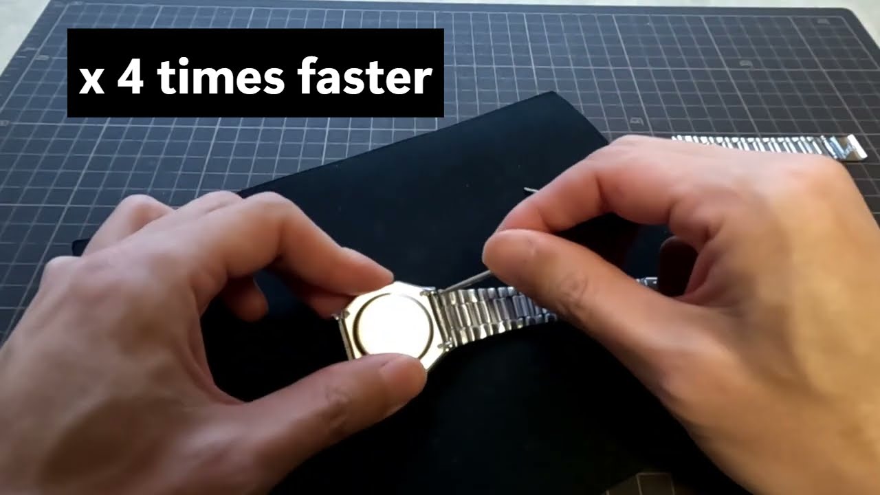 CASIO A158 Leather strap customized from scratch
