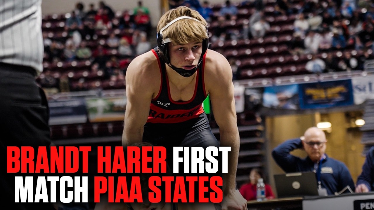 Brandt Harer's First Round Match At 2026 PIAA States!