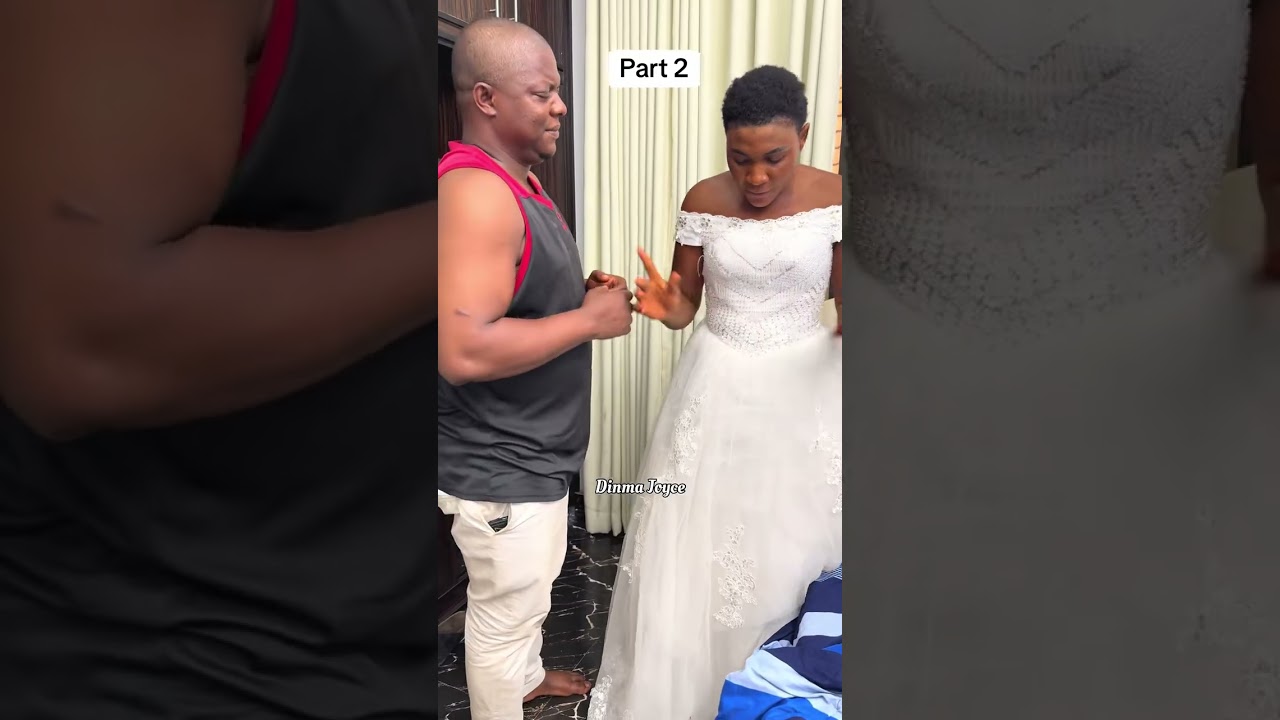 Even on our wedding day, men will stain your white. Pt.2#short#shorts#dinmairia