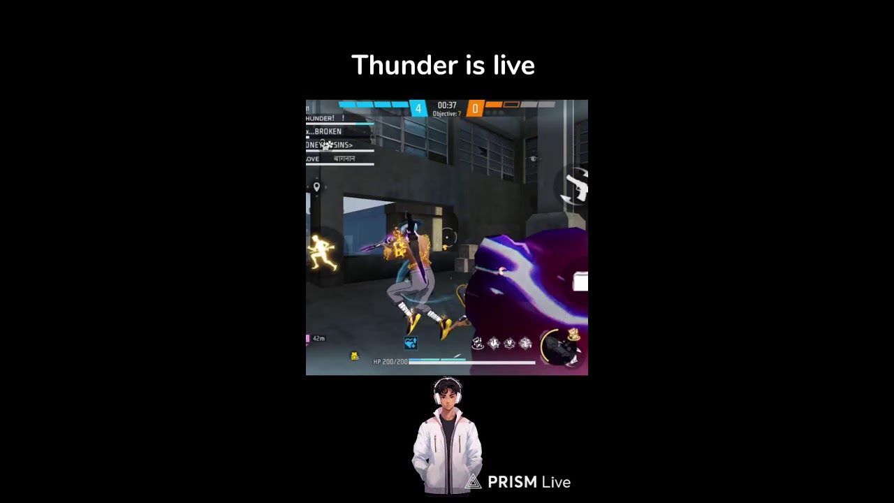Thunder is live #viral #thunder #freefire #growth