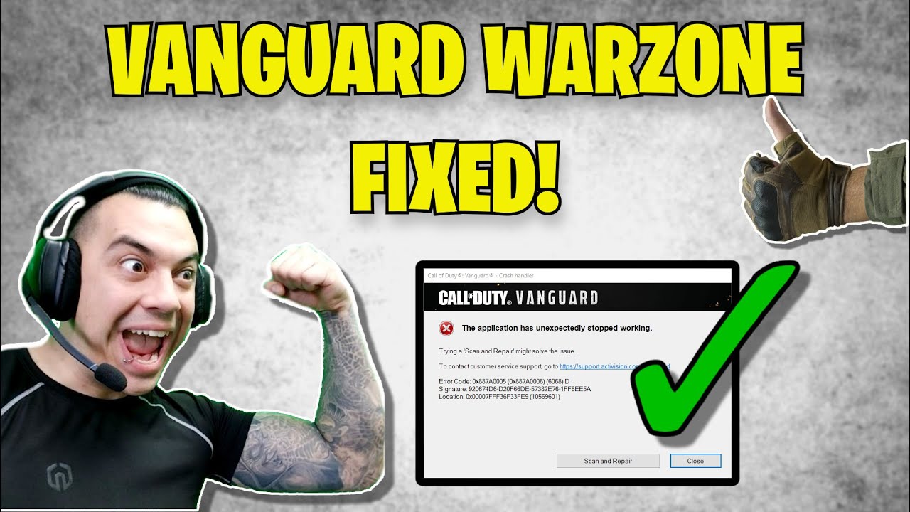 How To Fix Vanguard Warzone Crashes Dev errors Scan Repair ULTIMATE GUIDE!