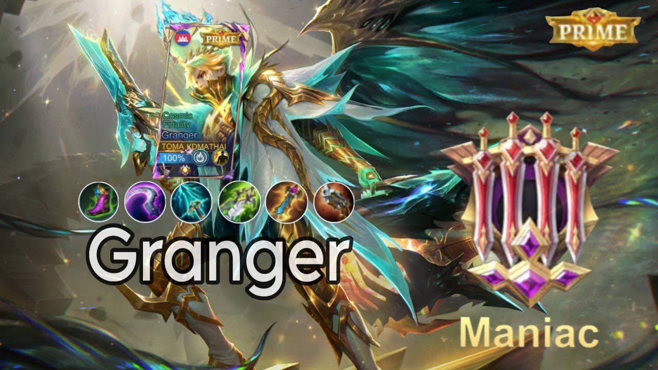 Ep27 Granger Skin Prime Gameplay (Mobile Legends Bang Bang)