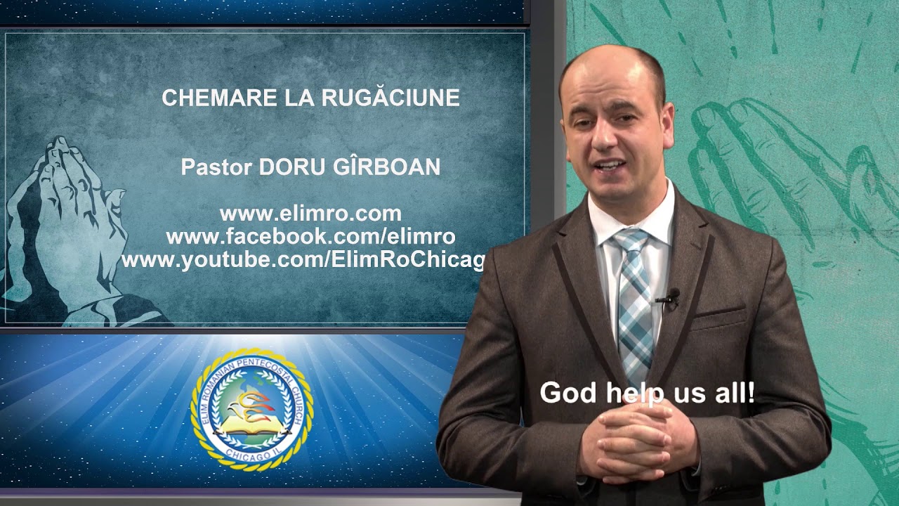 Mesaj îndemn la rugăciune - Pastor DORU GĂRBOAN
