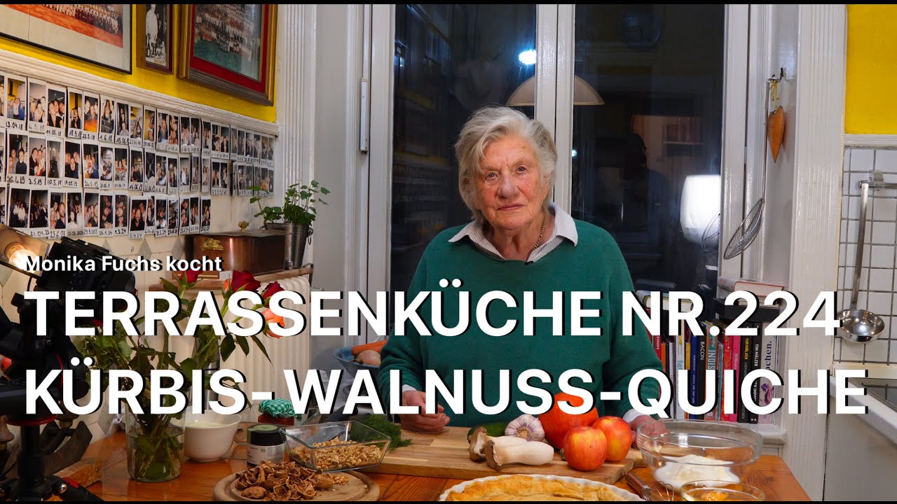 Kürbis-Walnuss-Quiche - Terrassenküche Nr  224