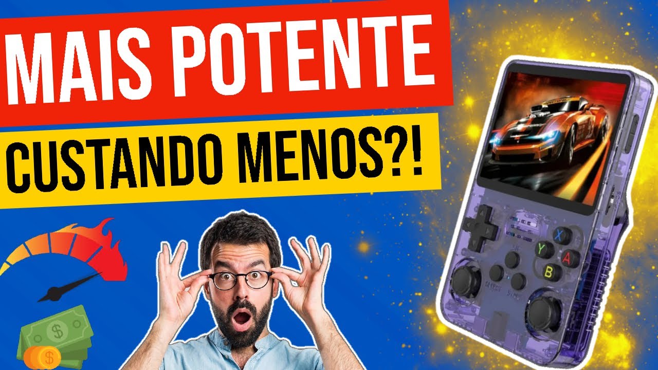 Console R36S - Vídeo Game portátil lançamento que chegou desbancando geral