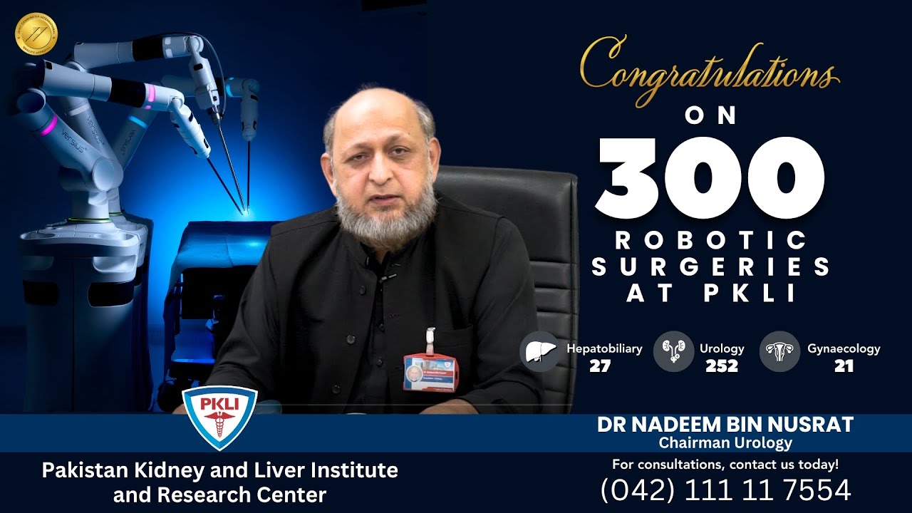 Message by Dr. Nadeem Bin Nusrat, Chairman Urology