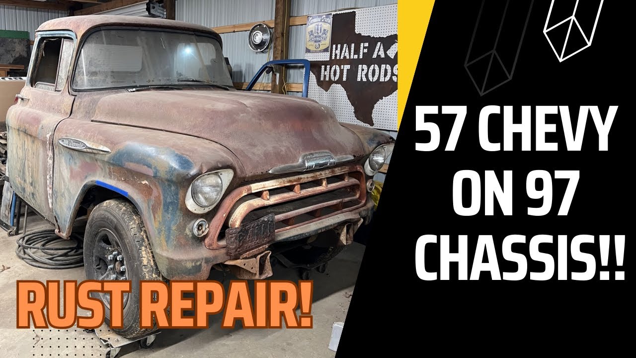 57 Chevy Truck Rust Repair and Patch Panels for Beginners!