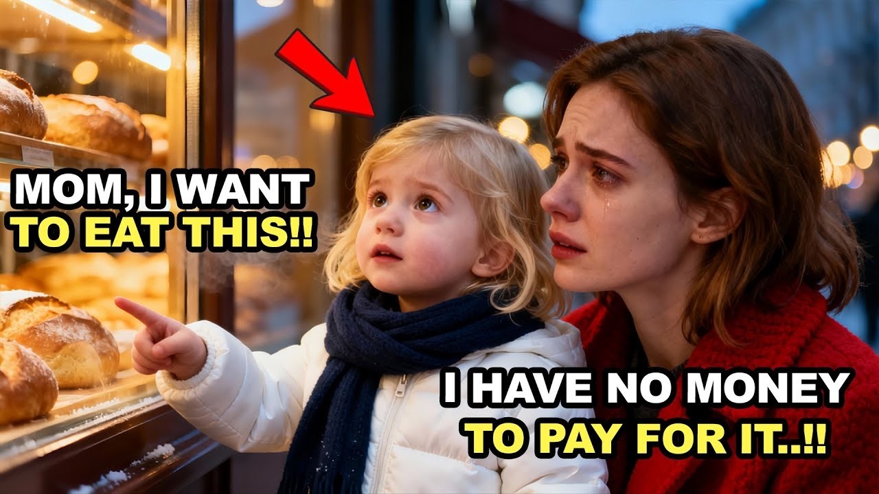 POOR MOTHER WALKS BY A BAKERY WITH HER DAUGHTER — A BILLIONAIRE OVERHEARS AND STEPS IN