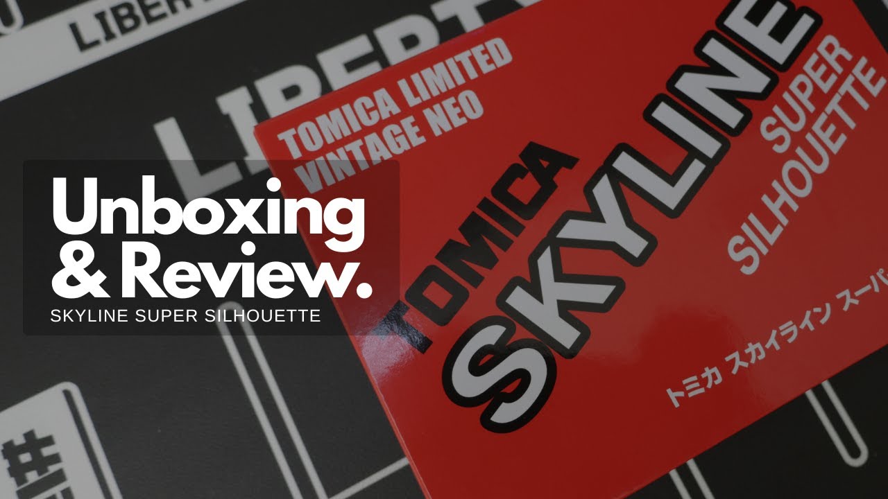 Tomica Limited Vintage Neo   Nissan Skyline Super Silhouette Unboxing & Review
