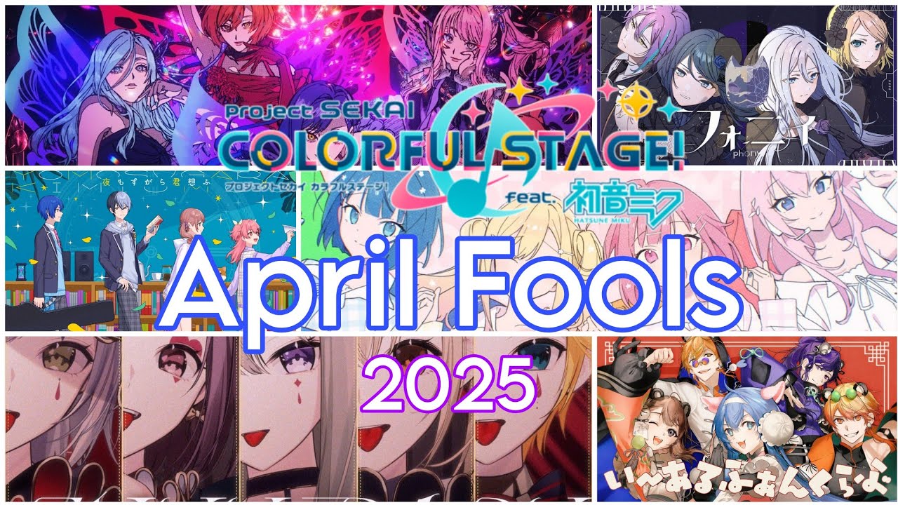 Project SEKAI April Fools Covers (2025)