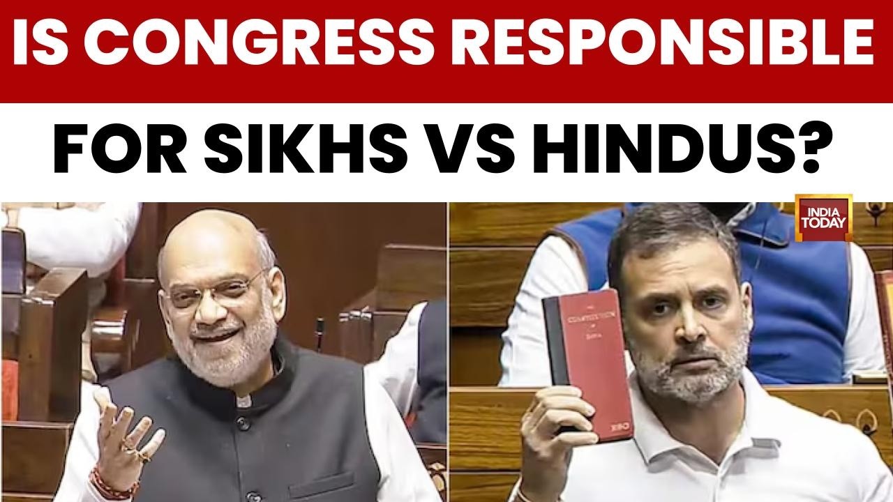 BJP VS Cong: Amit Shah Promises Anti-Conversion Bill as First Law in Punjab | Attacks Cong on 1984