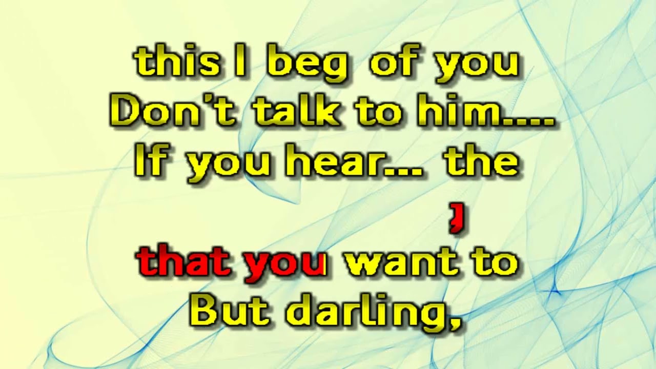 Cliff Richard   Don't Talk To Him Original Vocal