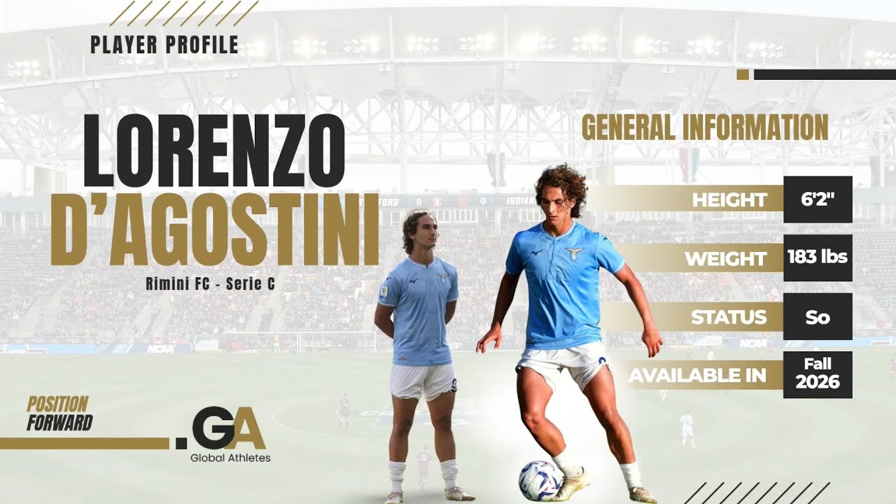 Lorenzo D'Agostini | Forward | Men´s Soccer | Recruit 2026 | Highlights 1