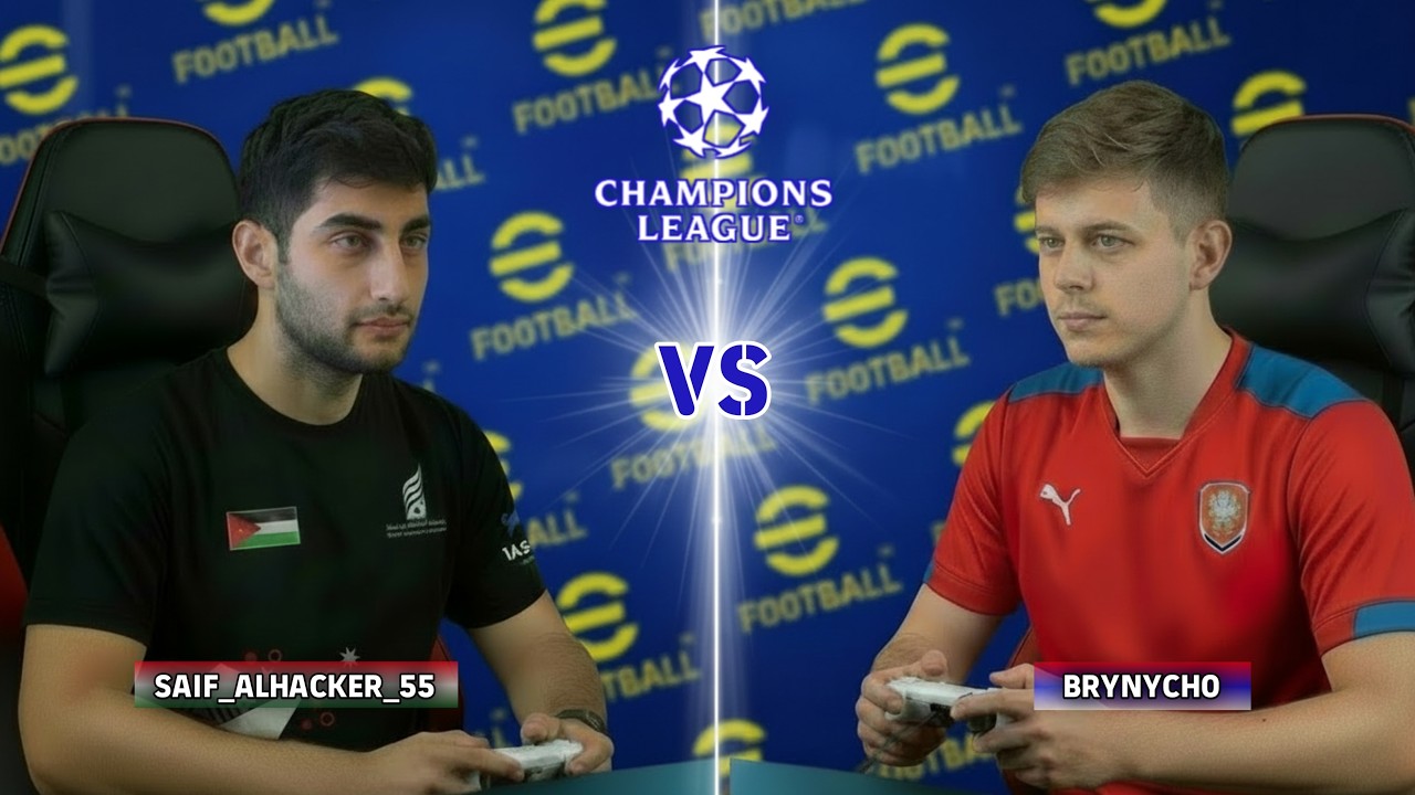 SAIF_ALHACKER_55 (Jordan) vs BRYNYCHO (Czechia) | eFootball™ 2026 Champions League