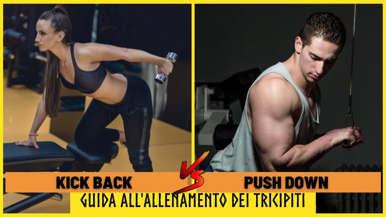 Guida allenamento tricipiti - Il Kick back è un Push Down che non ci crede abbastanza