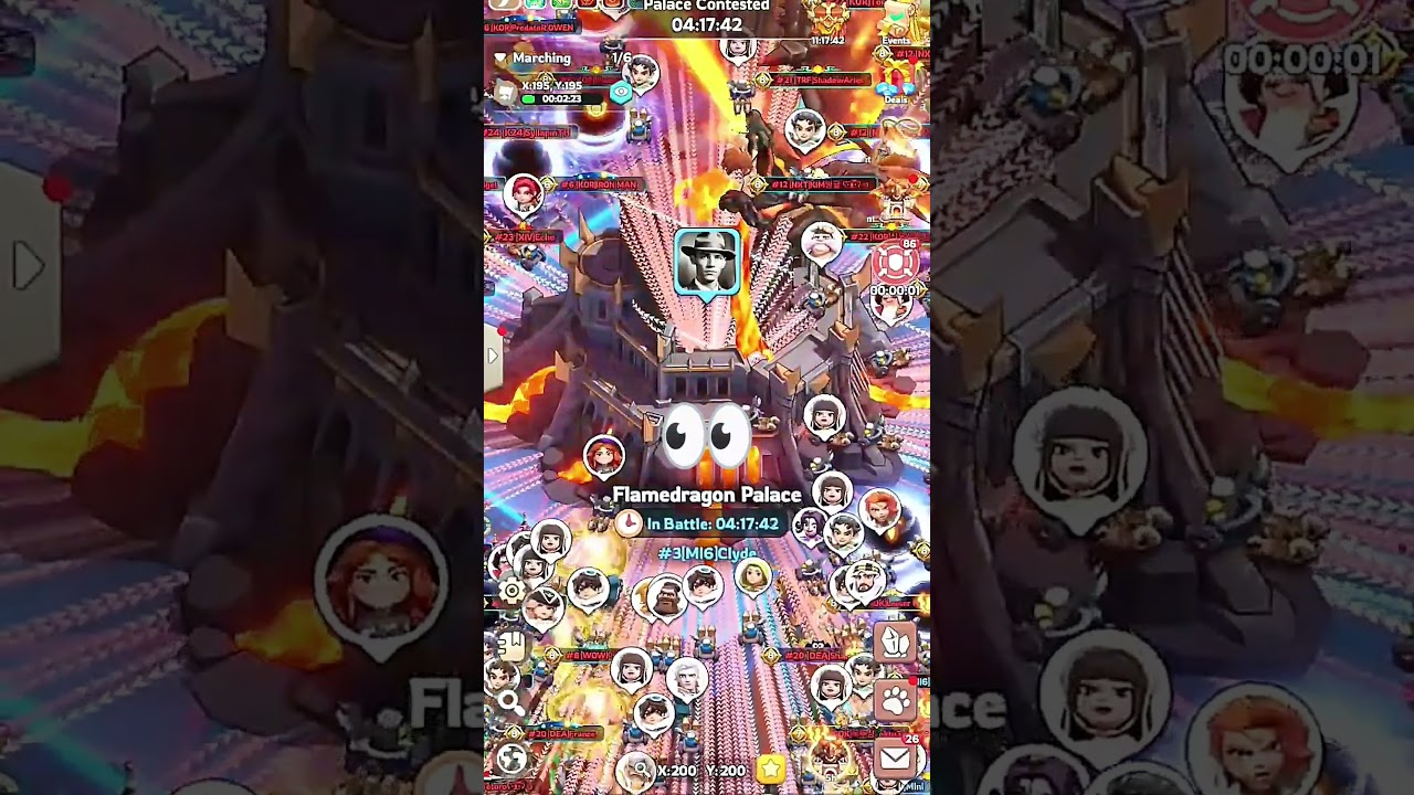 They Didn&rsquo;t See This Coming! Flame Dragon Tyrant Control Strategy 👑🔥#kingshotgames #gaming   #games
