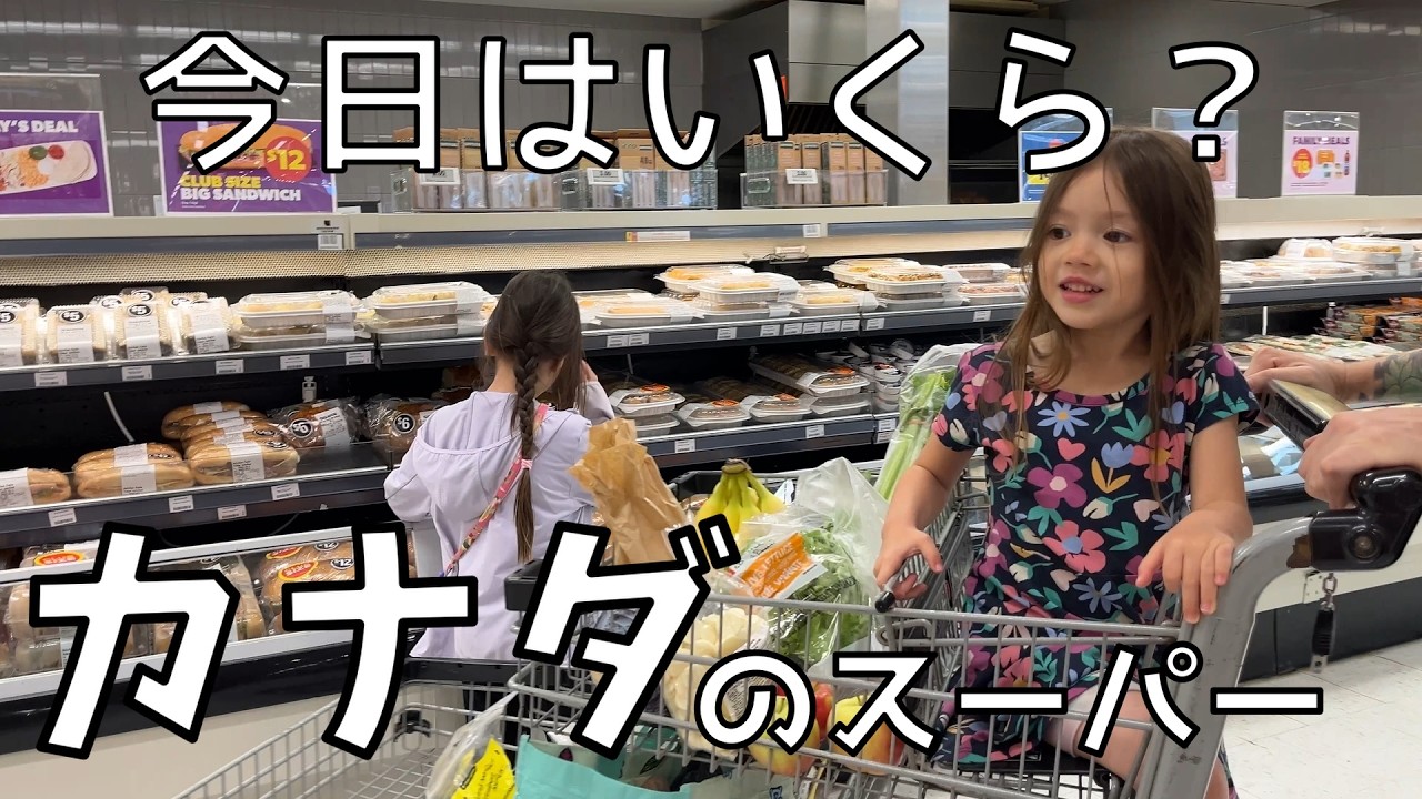 【カナダライフvlog】楽しいお買い物＆お値段大公開 / 約一週間分の食料品