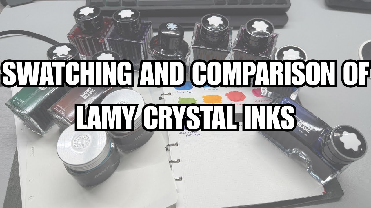 New Spoke Design Pencil, Looking At All 10 Lamy Crystal Inks and More