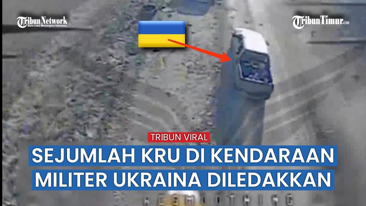 Drone FPV Rusia Hantam Kendaraan dan Markas Tentara Ukraina